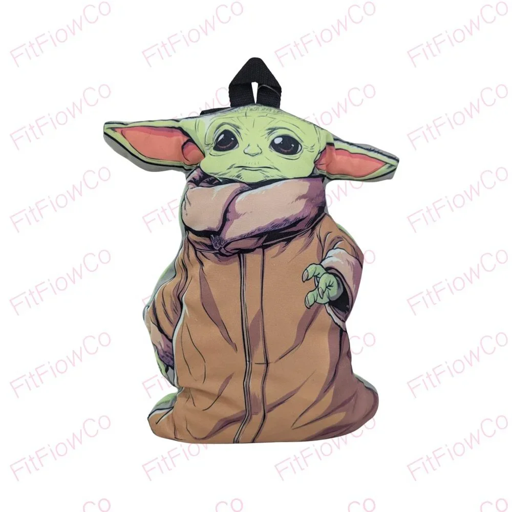 Grogu Baby Yoda Plush Mini Backpack Star Wars Licensed Kids Bag Mandalorian